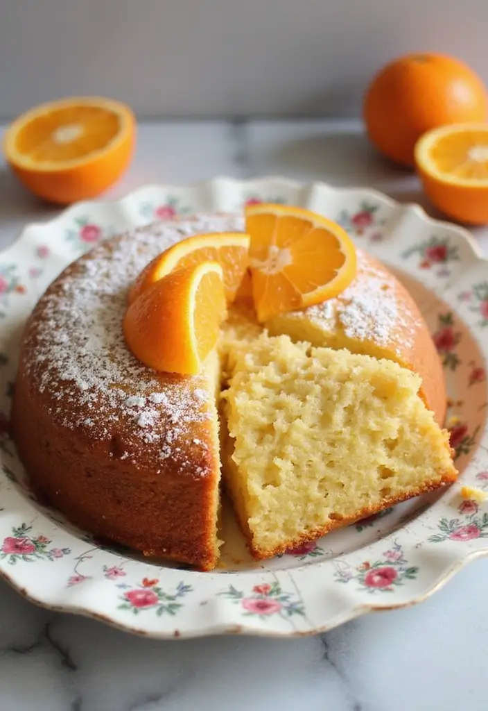 28 Gluten-Free Dessert Recipes That Wow Guests - 18. Orange Almond Flour Cake