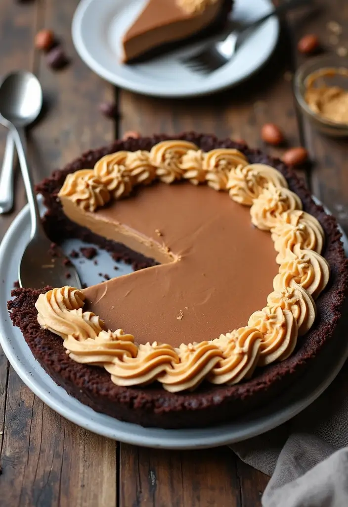 28 Gluten-Free Dessert Recipes That Wow Guests - 19. No-Bake Chocolate Peanut Butter Pie