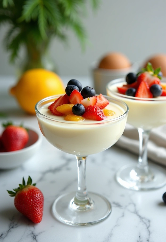 28 Gluten-Free Dessert Recipes That Wow Guests - 20. Fruity Coconut Panna Cotta