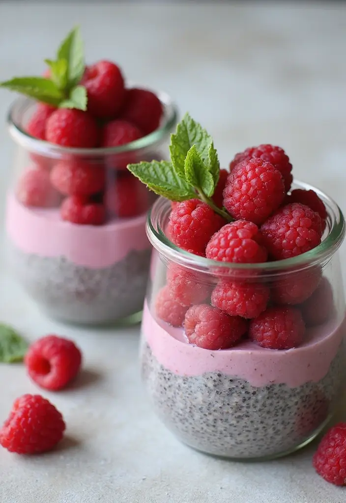 28 Gluten-Free Dessert Recipes That Wow Guests - 5. Raspberry Chia Seed Pudding