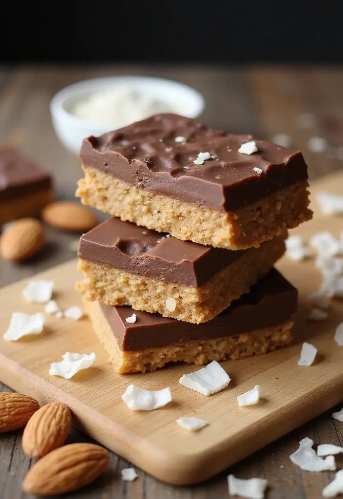 28 Gluten-Free Dessert Recipes That Wow Guests - 7. Almond Joy Energy Bars