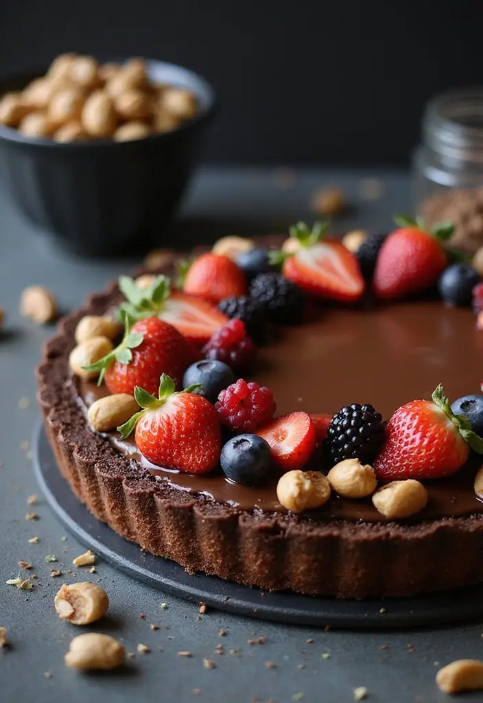 28 Gluten-Free Desserts for Celebrations - 16. Chocolate Hazelnut Tart