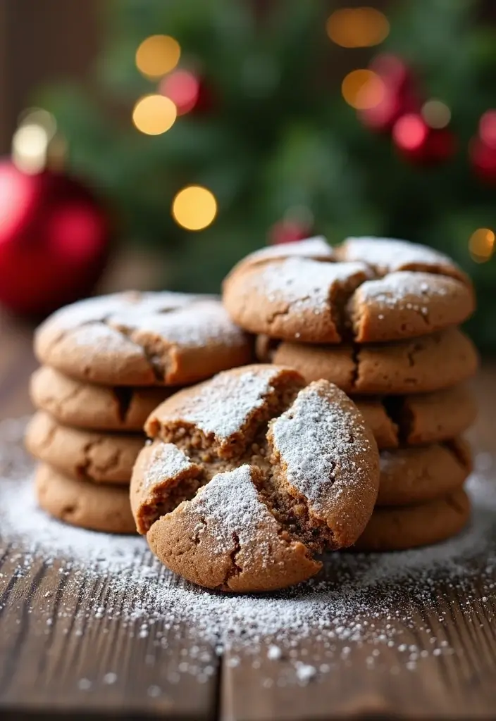 28 Gluten-Free Holiday Cookie Recipes - 1. Chewy Gluten-Free Ginger Molasses Cookies