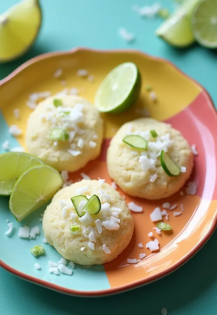 28 Gluten-Free Holiday Cookie Recipes - 15. Coconut Lime Cookies