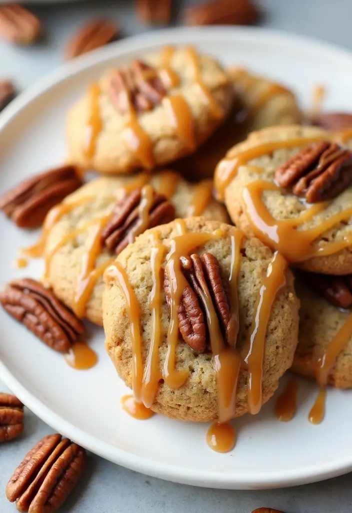 28 Gluten-Free Holiday Cookie Recipes - 17. Caramel Pecan Cookies