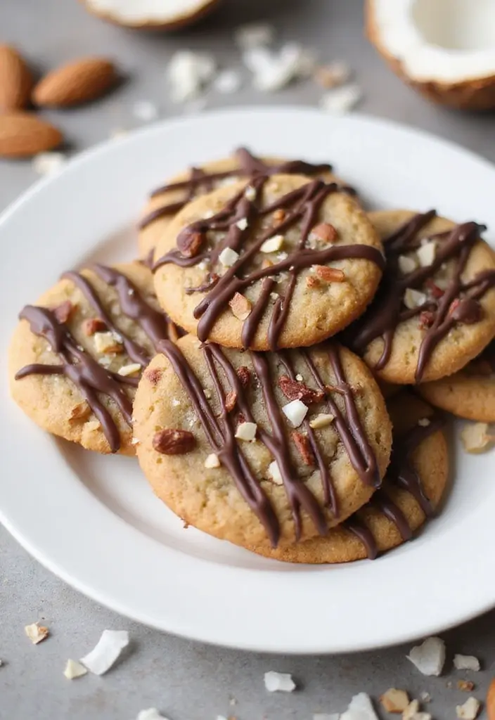 28 Gluten-Free Holiday Cookie Recipes - 2. Almond Joy Gluten-Free Cookies