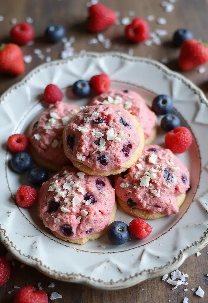 28 Gluten-Free Holiday Cookie Recipes - 23. Berry Coconut Cookies
