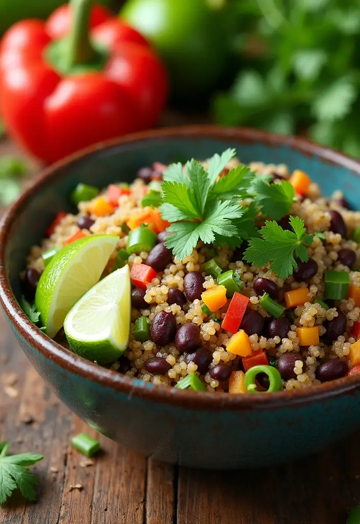 28 Gluten-Free Low-Calorie Dinners Under 400 Calories - 1. Quinoa & Black Bean Salad