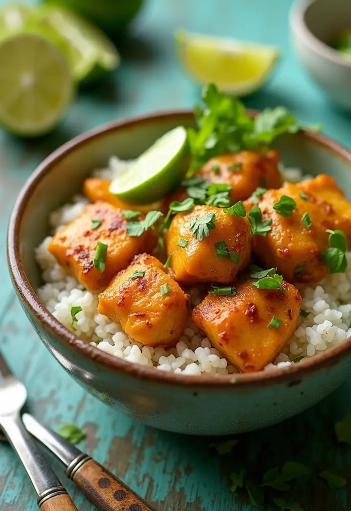 28 Gluten-Free Low-Calorie Dinners Under 400 Calories - 23. Coconut Lime Chicken