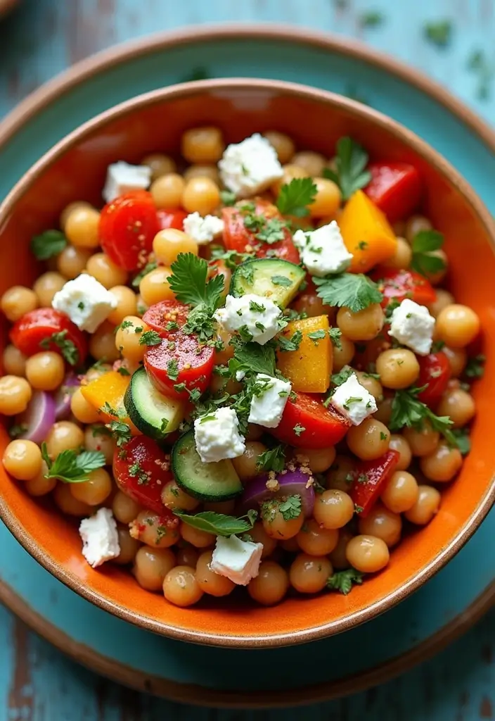 28 Gluten-Free Low-Calorie Dinners Under 400 Calories - 4. Greek Chickpea Bowl