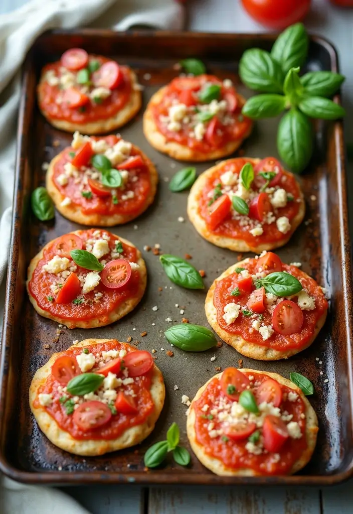 28 Gluten-Free Lunchbox Ideas for Work or School - 22. Mini Gluten-Free Pizzas