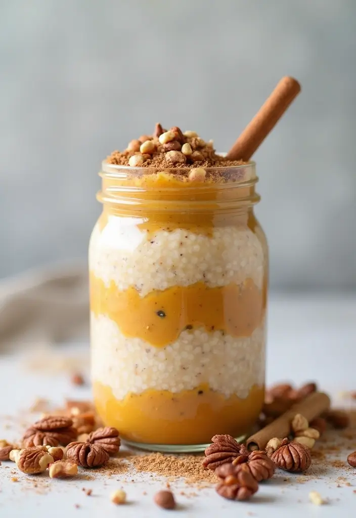28 Gluten-Free Lunchbox Ideas for Work or School - 25. Pumpkin Spice Overnight Oats