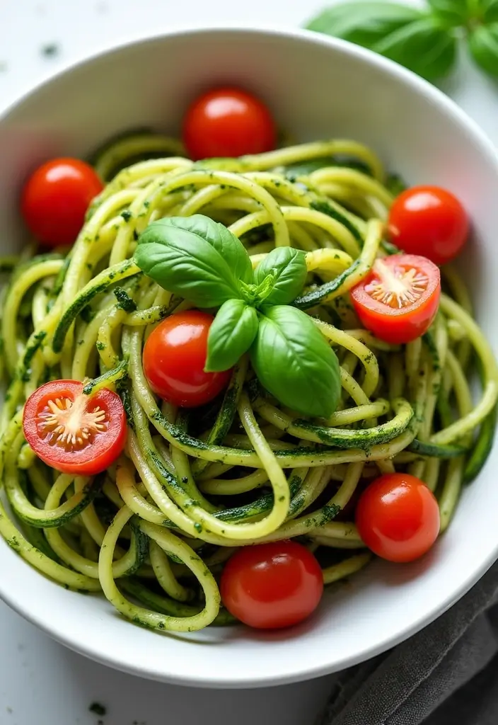 28 Gluten-Free Lunchbox Ideas for Work or School - 3. Zucchini Noodles with Pesto