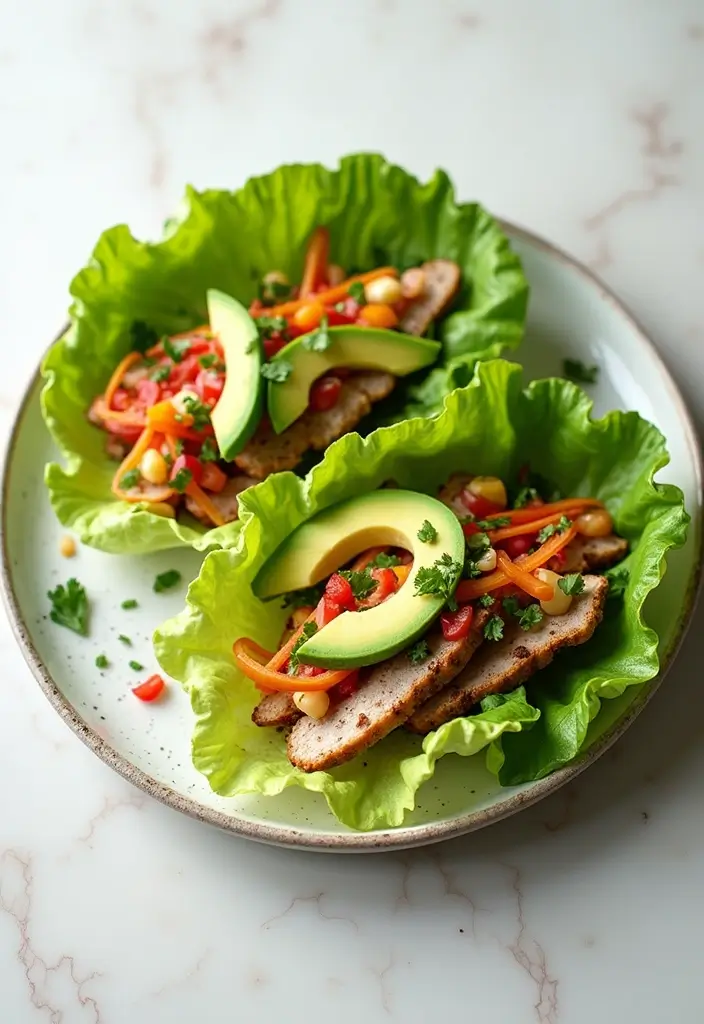 28 Gluten-Free Lunchbox Ideas for Work or School - 4. Turkey and Avocado Lettuce Wraps