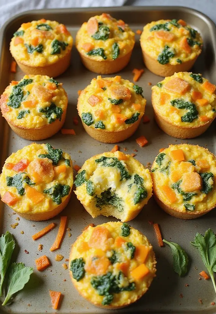 28 Gluten-Free Lunchbox Ideas for Work or School - 6. Egg Muffins with Spinach and Cheese