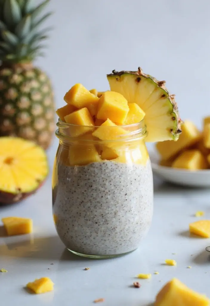28 Gluten-Free Meal Plans for a Health Reset - 18. Tropical Chia Seed Pudding