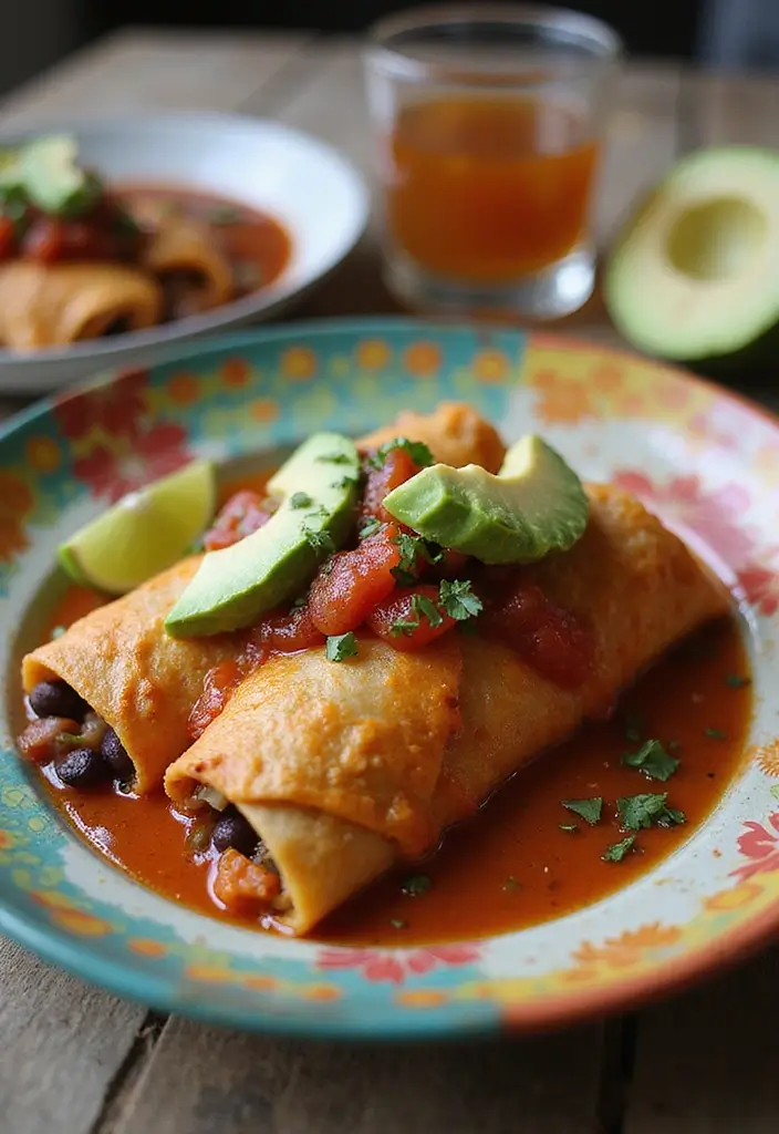 28 Gluten-Free Meal Plans for a Health Reset - 24. Sweet Potato and Black Bean Enchiladas