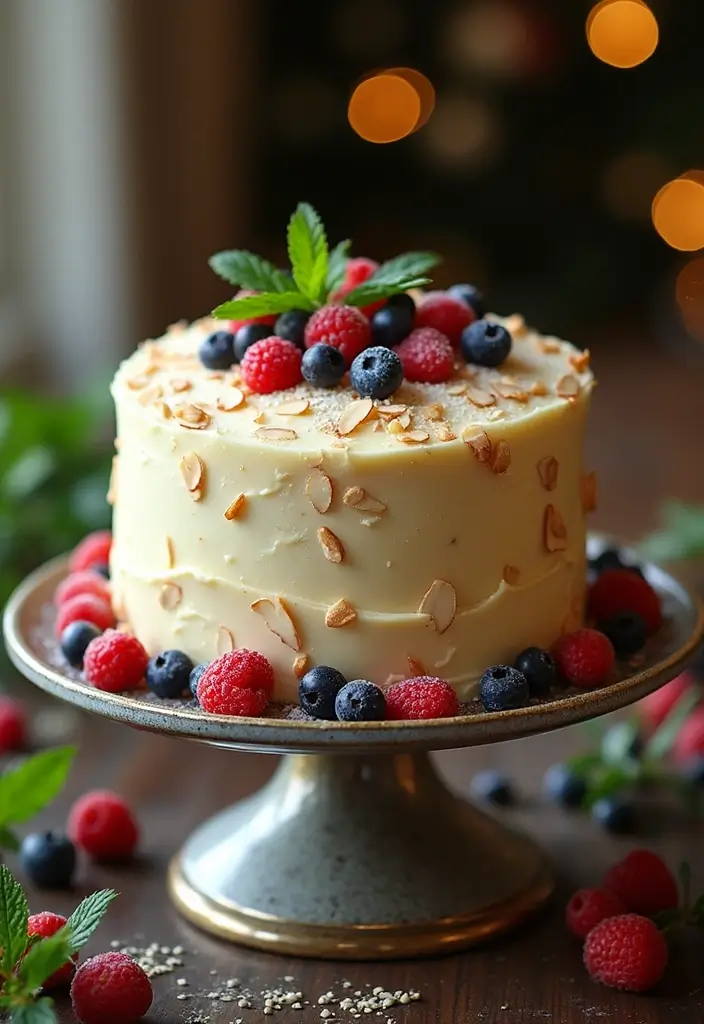 28 Gluten-Free Potluck Desserts That Impress - 11. Vanilla Almond Cake