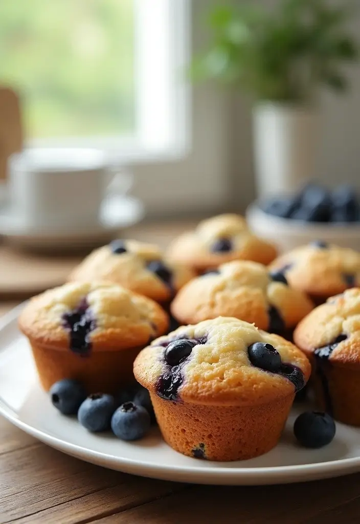 28 Gluten-Free Potluck Desserts That Impress - 18. Blueberry Muffins