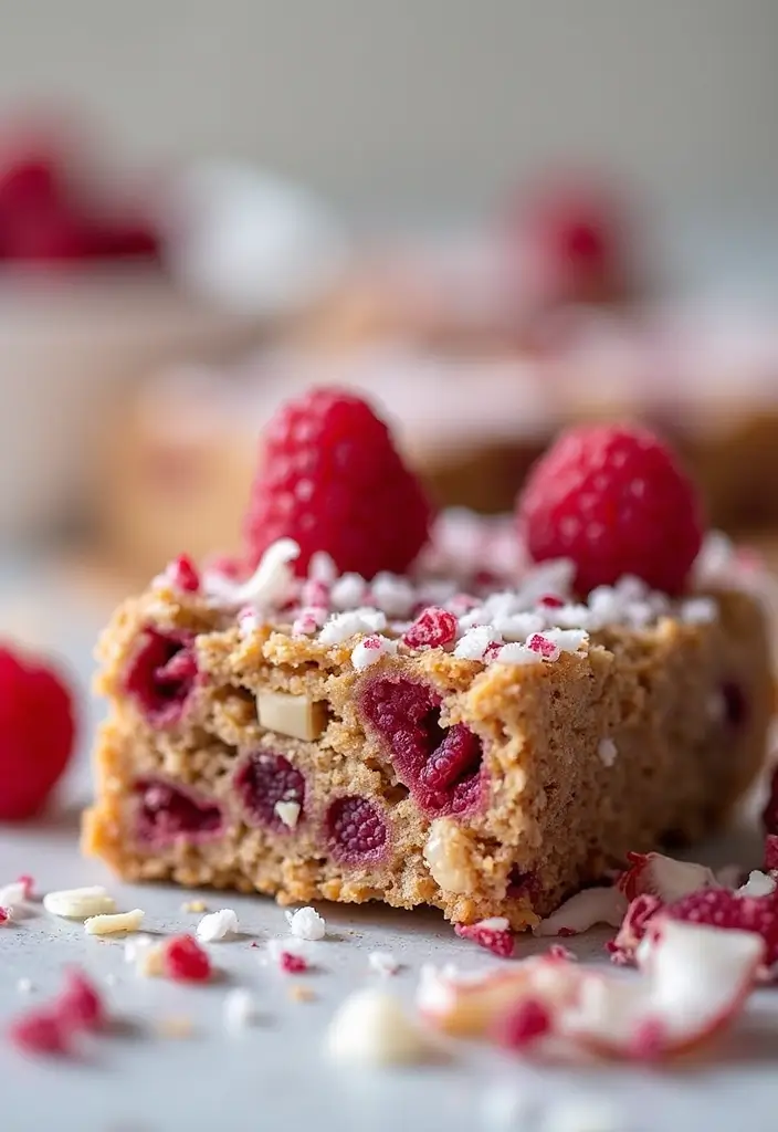 28 Gluten-Free Potluck Desserts That Impress - 21. Raspberry Coconut Energy Bars