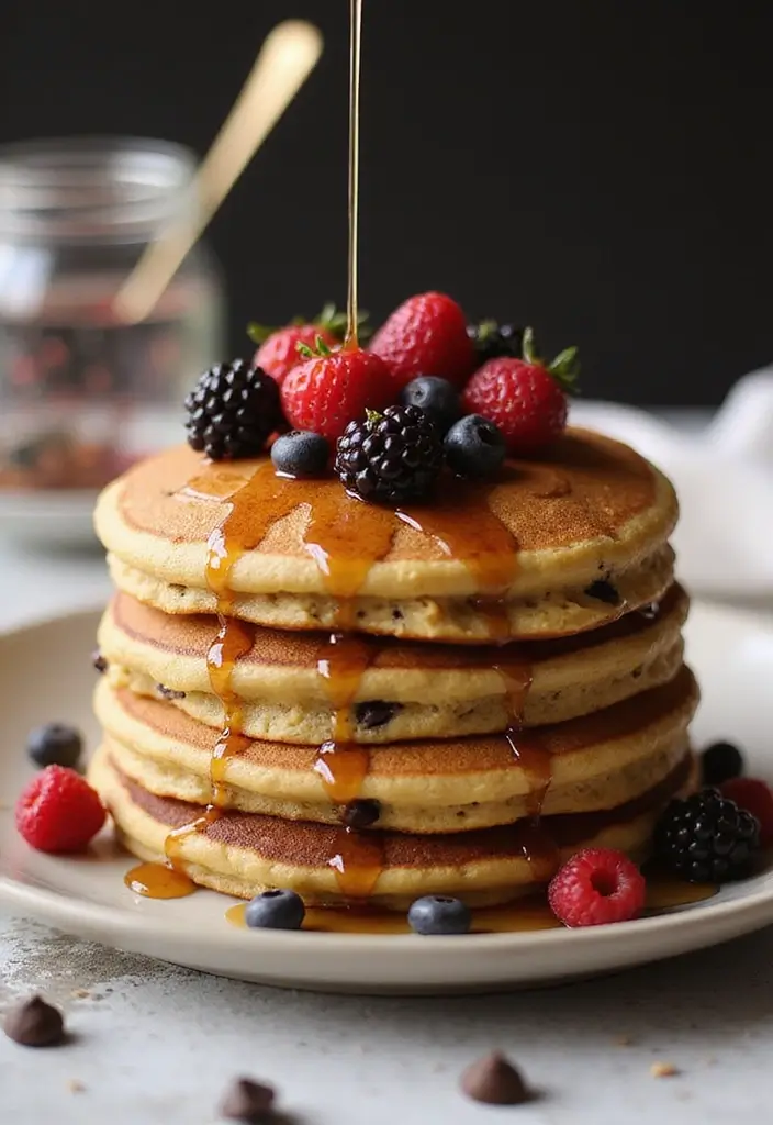 28 Gluten-Free Potluck Desserts That Impress - 28. Vegan Chocolate Chip Pancakes