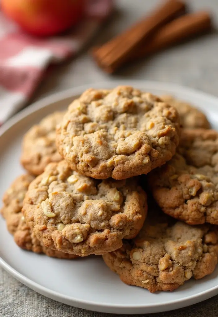 28 Gluten-Free Potluck Desserts That Impress - 7. Apple Cinnamon Oatmeal Cookies
