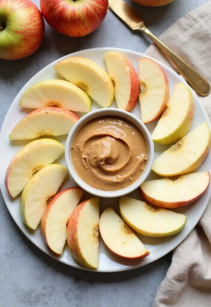 28 Gluten-Free Protein Snacks for Post-Workout - 12. Apple and Almond Butter Slices
