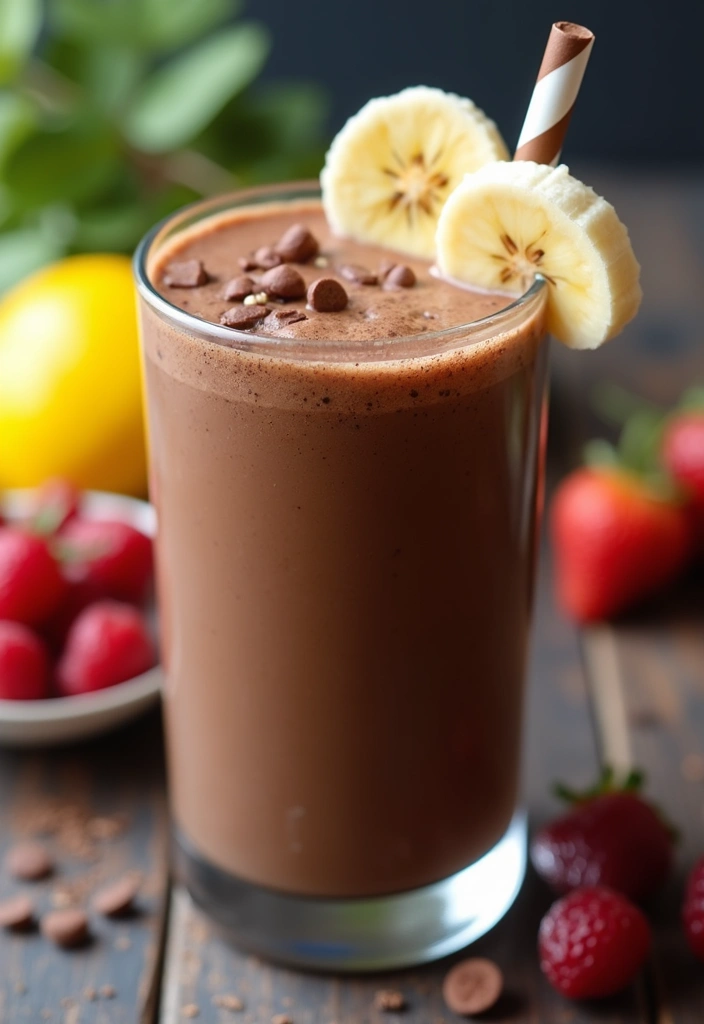 28 Gluten-Free Protein Snacks for Post-Workout - 18. Vegan Chocolate Protein Shake