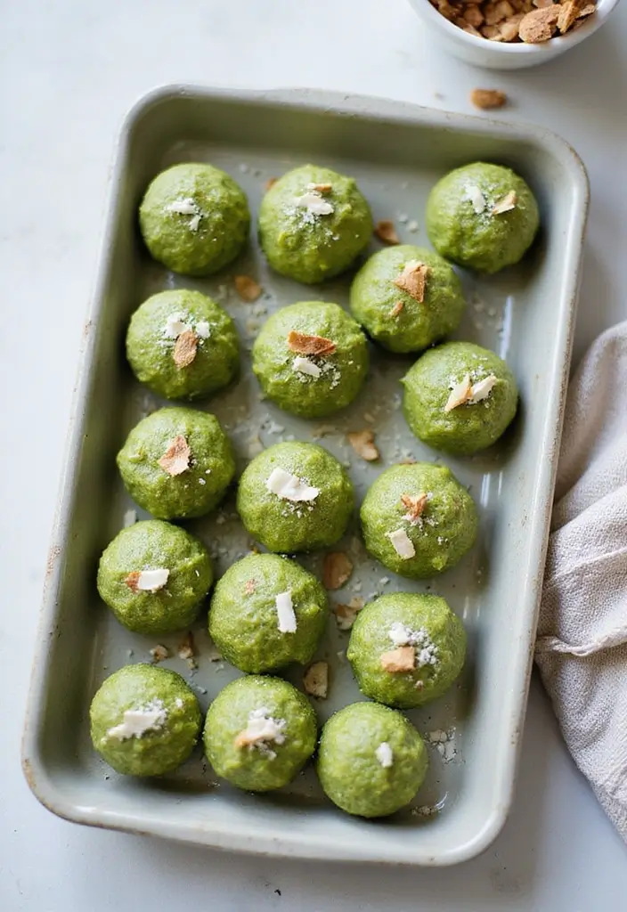 28 Gluten-Free Protein Snacks for Post-Workout - 21. Matcha Energy Balls