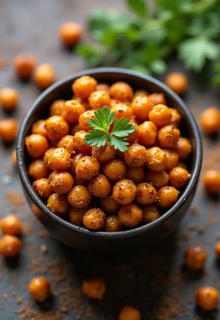 28 Gluten-Free Protein Snacks for Post-Workout - 23. Roasted Chickpeas