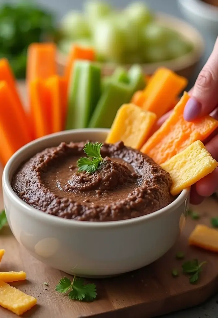 28 Gluten-Free Protein Snacks for Post-Workout - 6. Black Bean Hummus