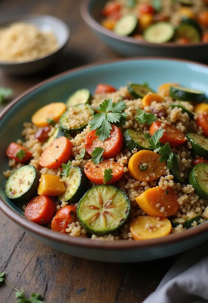 28 Gluten-Free Recipes Even Non-Gluten-Free People Will Love - 10. Roasted Vegetable Quinoa Bowl