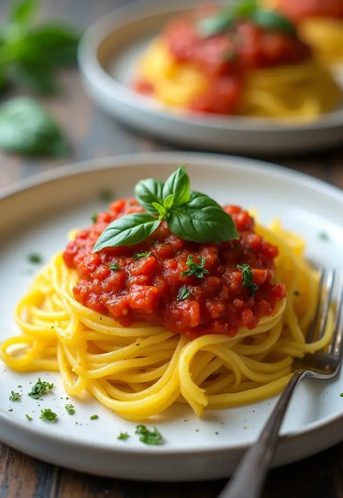 28 Gluten-Free Recipes Even Non-Gluten-Free People Will Love - 11. Spaghetti Squash with Marinara Sauce