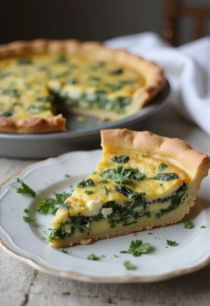 28 Gluten-Free Recipes Even Non-Gluten-Free People Will Love - 16. Savory Quiche with Spinach and Feta