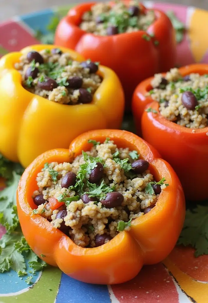 28 Gluten-Free Recipes Even Non-Gluten-Free People Will Love - 2. Quinoa and Black Bean Stuffed Peppers