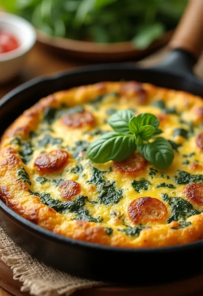 28 Gluten-Free Recipes Even Non-Gluten-Free People Will Love - 25. Sausage and Spinach Frittata