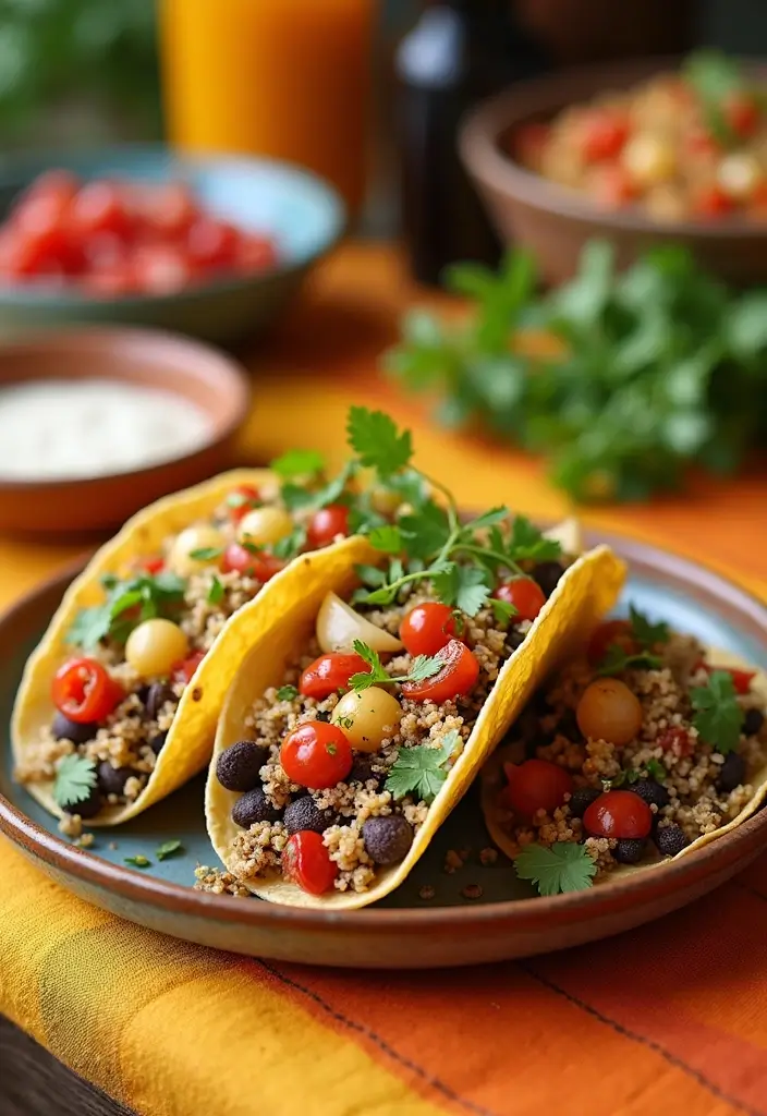 28 Gluten-Free Recipes for Family Weekends - 25. Quinoa and Black Bean Tacos