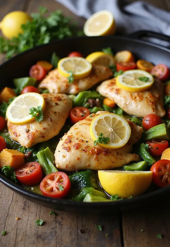 28 Gluten-Free Recipes for Family Weekends - 7. One-Pan Lemon Garlic Chicken