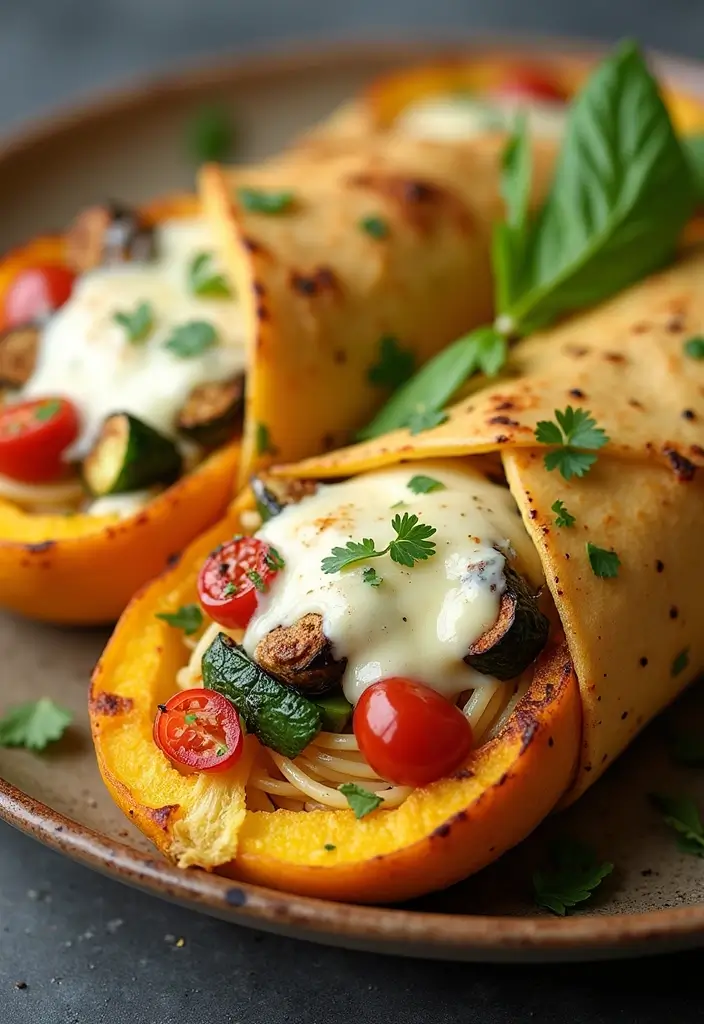 28 Gluten-Free Sandwich Ideas Without Bread - 10. Spaghetti Squash Wraps