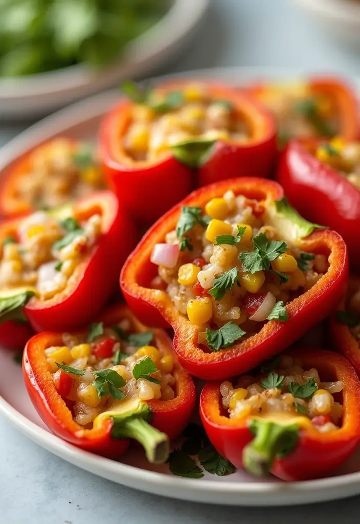 28 Gluten-Free School Lunch Ideas Kids Will Eat - 18. Mini Bell Pepper Fajitas