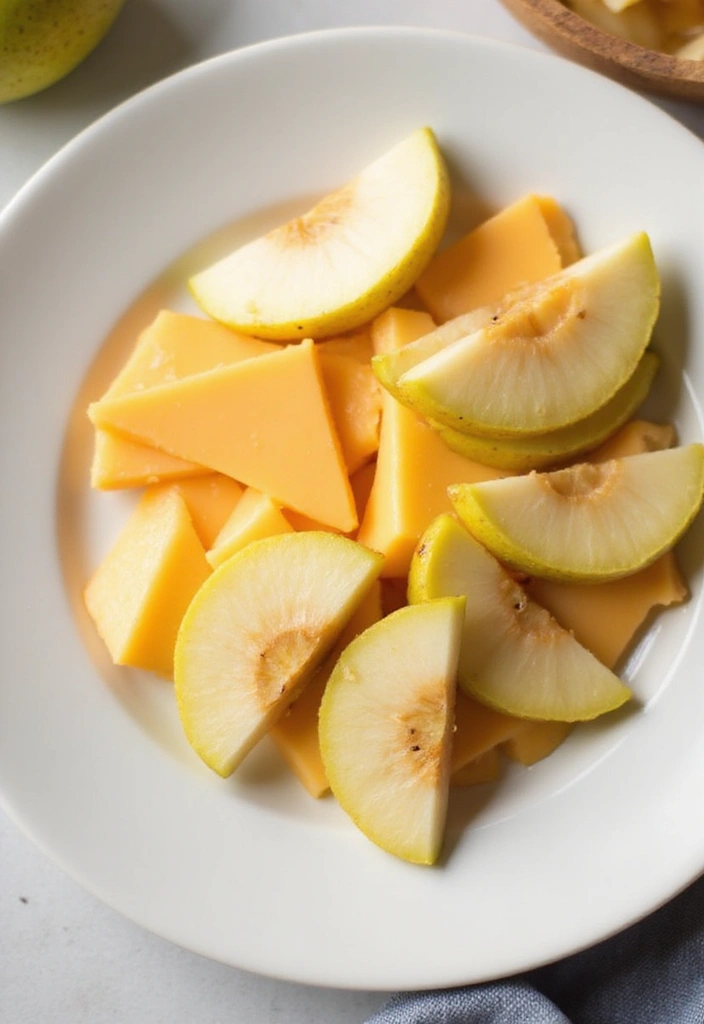 28 Gluten-Free School Lunch Ideas Kids Will Eat - 19. Pear & Cheddar Cheese Bites