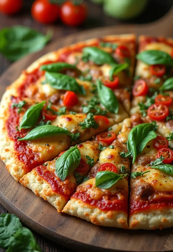 28 Gluten-Free School Lunch Ideas Kids Will Eat - 21. Veggie Pizza on Cauliflower Crust