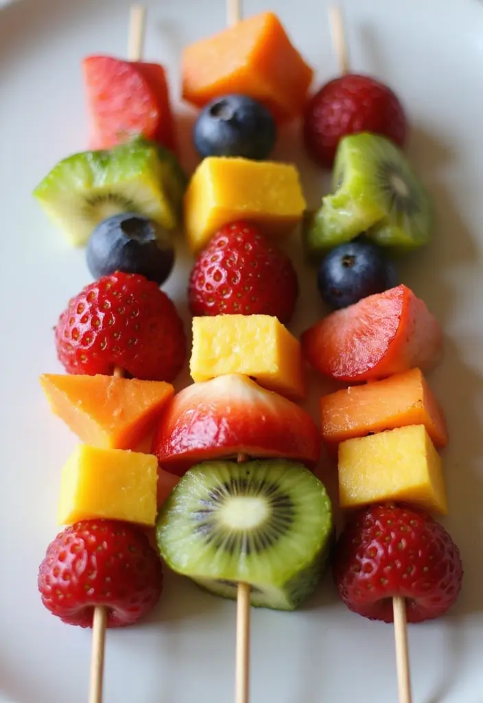 28 Gluten-Free School Lunch Ideas Kids Will Eat - 24. Fruit Kabobs