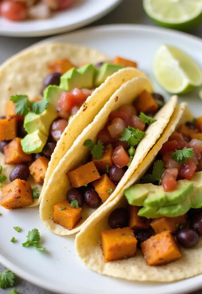 28 Gluten-Free School Lunch Ideas Kids Will Eat - 4. Sweet Potato & Black Bean Tacos