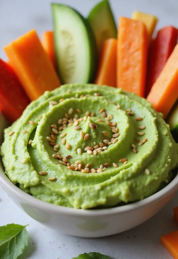 28 Gluten-Free Snack Recipes for On-the-Go Days - 19. Edamame Hummus