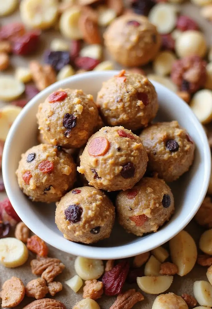 28 Gluten-Free Snack Recipes for On-the-Go Days - 28. Trail Mix Energy Bites