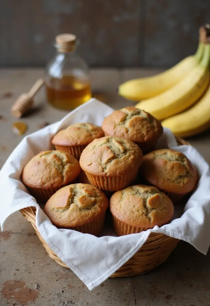 28 Gluten-Free Snack Recipes for On-the-Go Days - 3. Almond Flour Banana Muffins