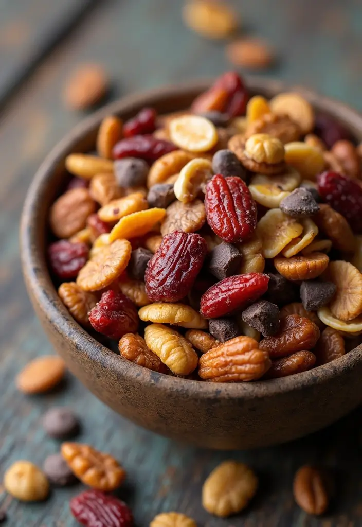 28 Gluten-Free Snack Recipes for On-the-Go Days - 4. Energy-Boosting Trail Mix