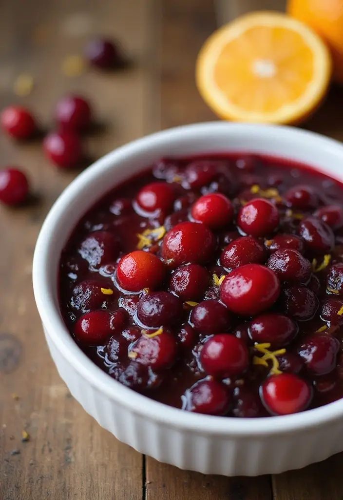 28 Gluten-Free Thanksgiving Dishes That Shine - 13. Cranberry Sauce with Orange Zest