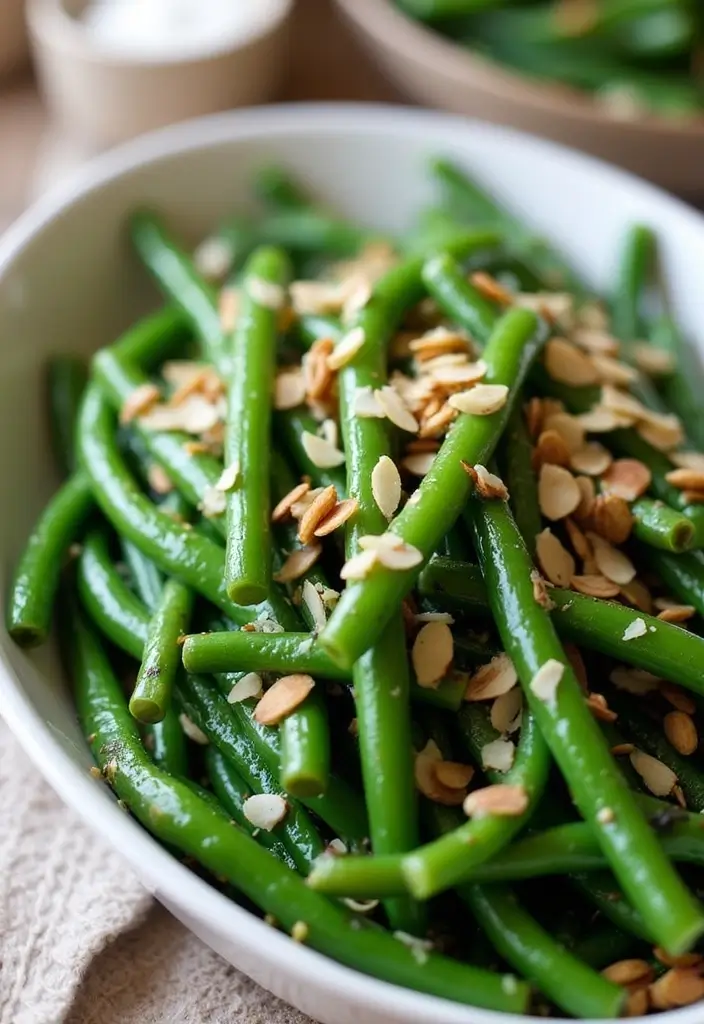 28 Gluten-Free Thanksgiving Dishes That Shine - 14. Green Bean Almondine